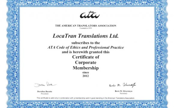 Member of Translators