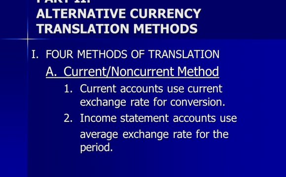 METHODS OF TRANSLATION