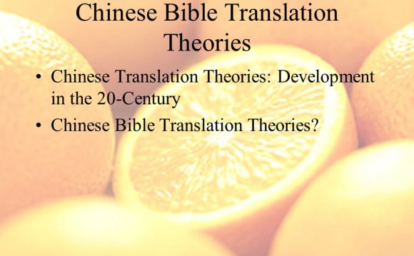 Translation Theories: