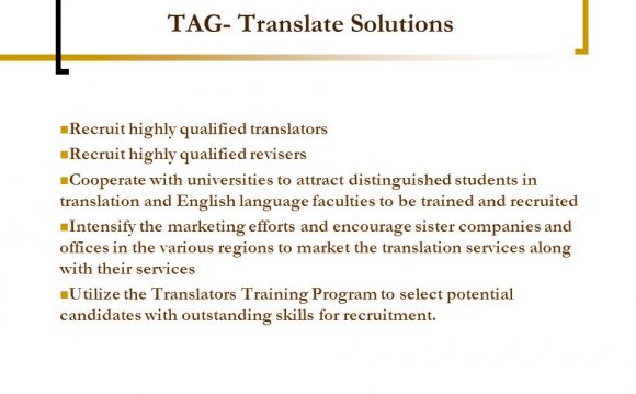 Qualified Translators