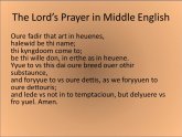 Modern English to Middle English translation