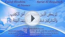 98. Surat Al-Bayyinah with English Language Translation