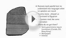 Computational Linguistics I: Machine Translation (IBM Model 1)