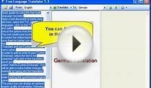 Free desktop language translator