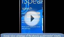 iSpeak Speech Translator for Windows Phone 7