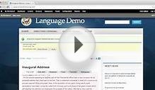 Language Translation Workflow Demo using OpenPublic