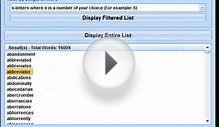 List Of All English Words Database Software - Download