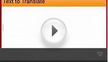 Thai English Translator Free App
