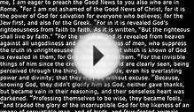 The Holy Bible - Romans Chapter 1 (World English Translation)