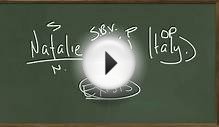 Translating ENGLISH to Latin | Visual Latin Chalkboard #2